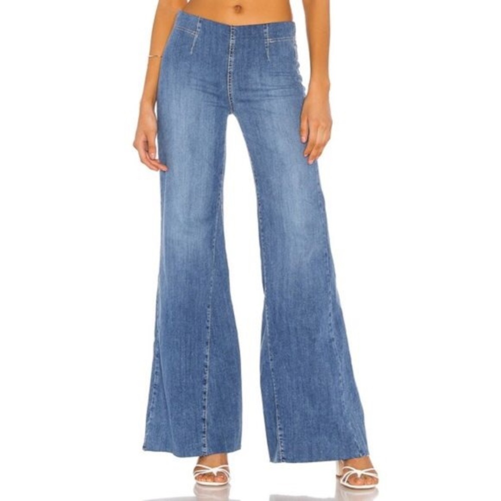 Free People Drapey A Line Pull On Bell Bottoms